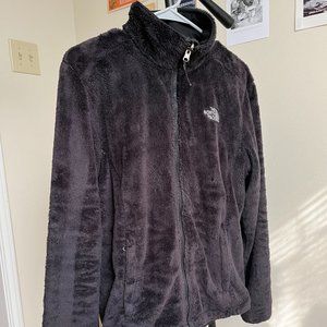 The North Face Black Osito Fleece Zip Up Jacket Women's Size Medium